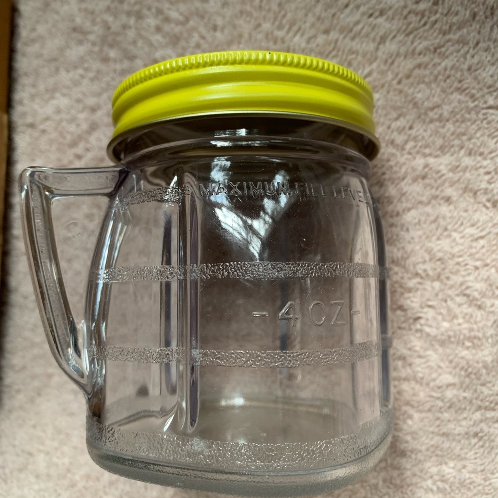 5 Vintage Osterizer Mini Blend Containers with Lids in Original Box